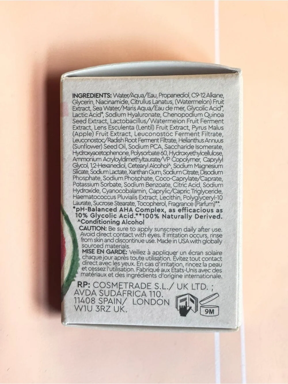 Glow Recipe Watermelon Glow AHA Night Treatment - Mini NIB